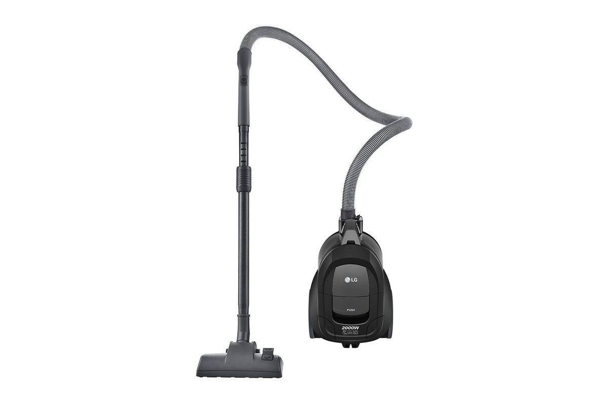 LG Canister Vacuum Cleaner, With Vacuum Filter, Pearl Sparkle Silver