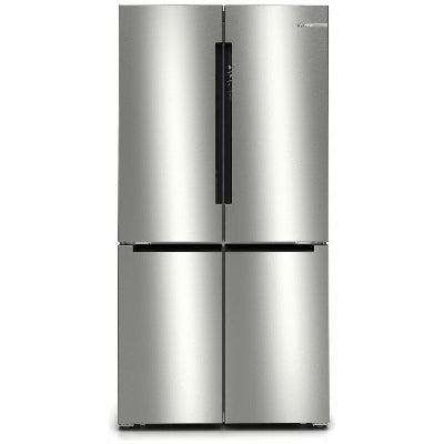 Bosch Side by Side Refrigerator French Door Bottom Freezer A, 605Lit, Silver
