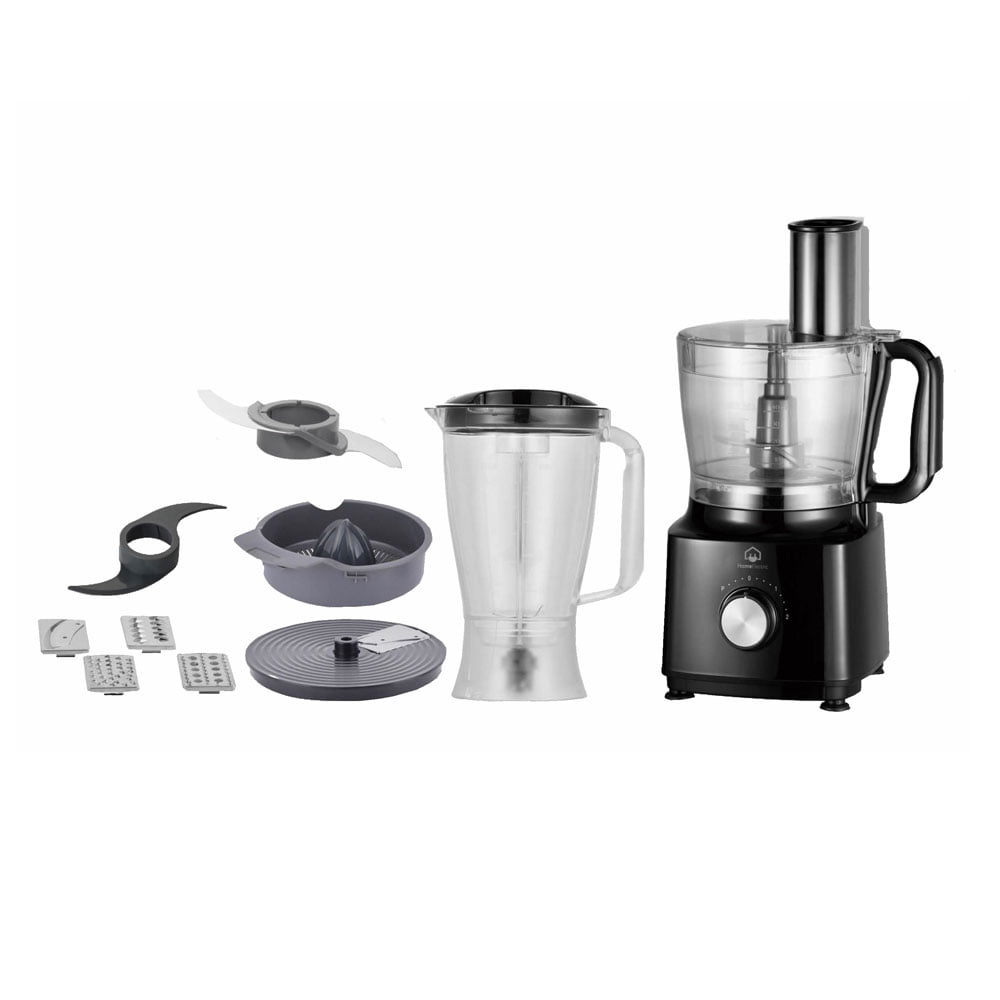 Home Electric Food Processor, 1.5Lit, 500Watts, Black