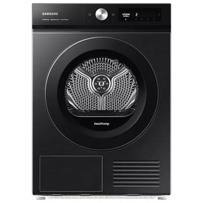 Display Samsung Bespoke Heat Pump Dryer A+++, Digital Inverter, 9KG, 17Programmes, Black