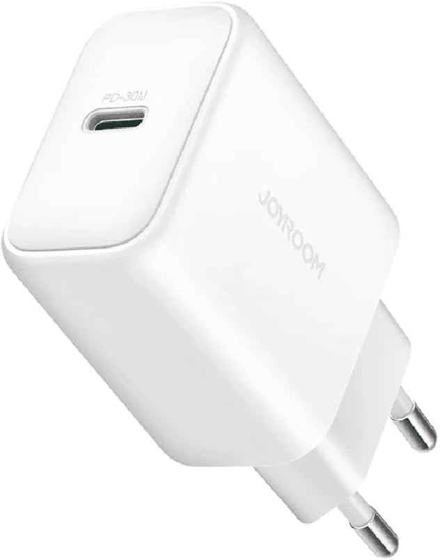 Joyroom Wall Charger with Cable-USB To Lightning, 18Watts, White
