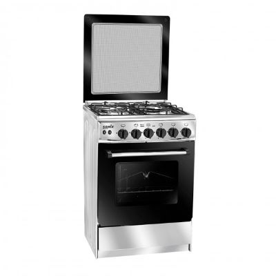 Samix Gas Cooker Full Safe, 60*60Cm, Stainless Steel