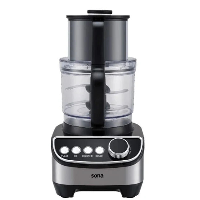 Sona Food Processor 4 in 1, 3.5Lit, 1300Watts, Black