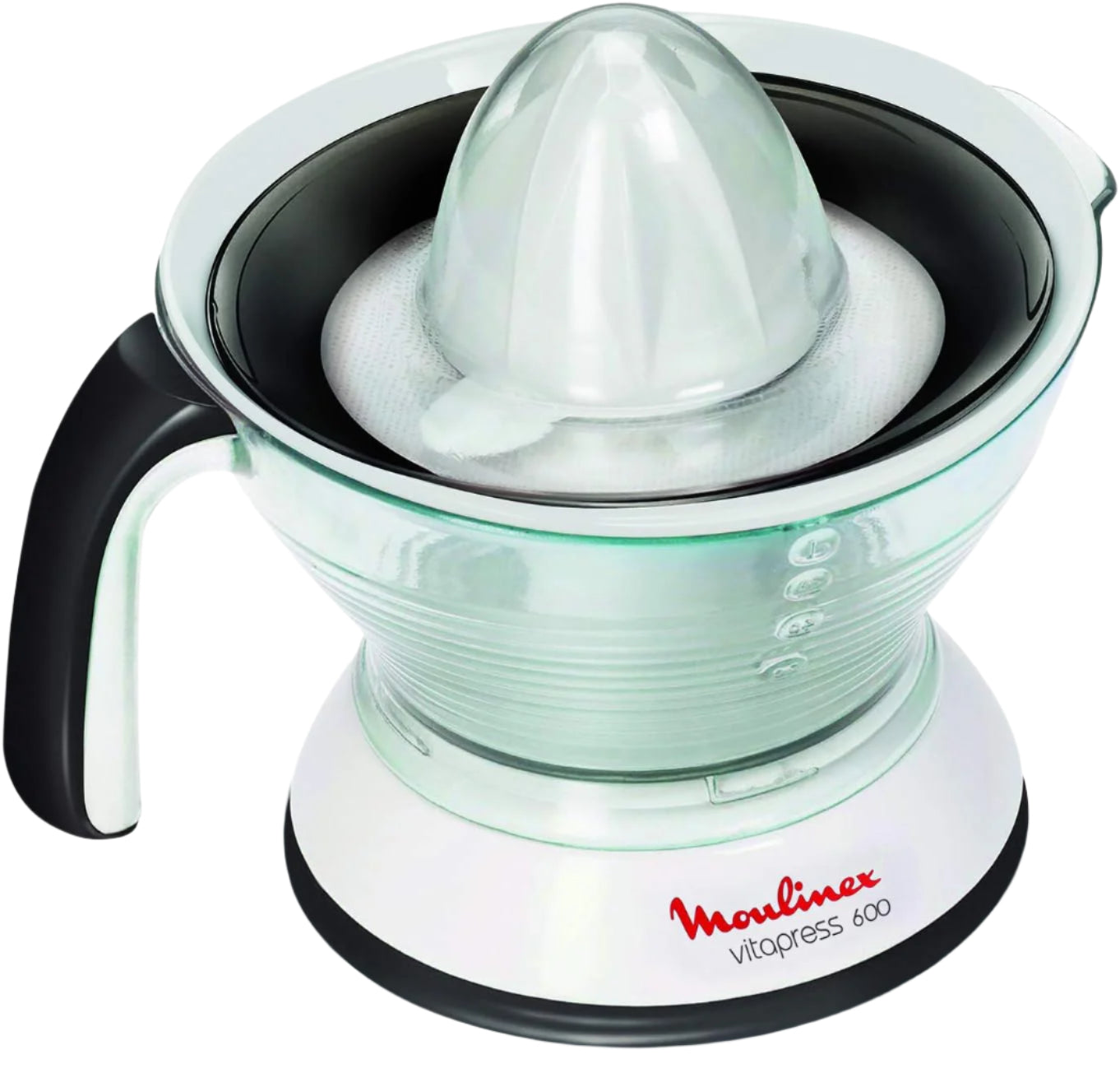 Moulinex Vita Press Juicer, 0.6Lit, 25Watts, White Moulinex Vita Press Juicer, 0.6Lit, 25Watts, White