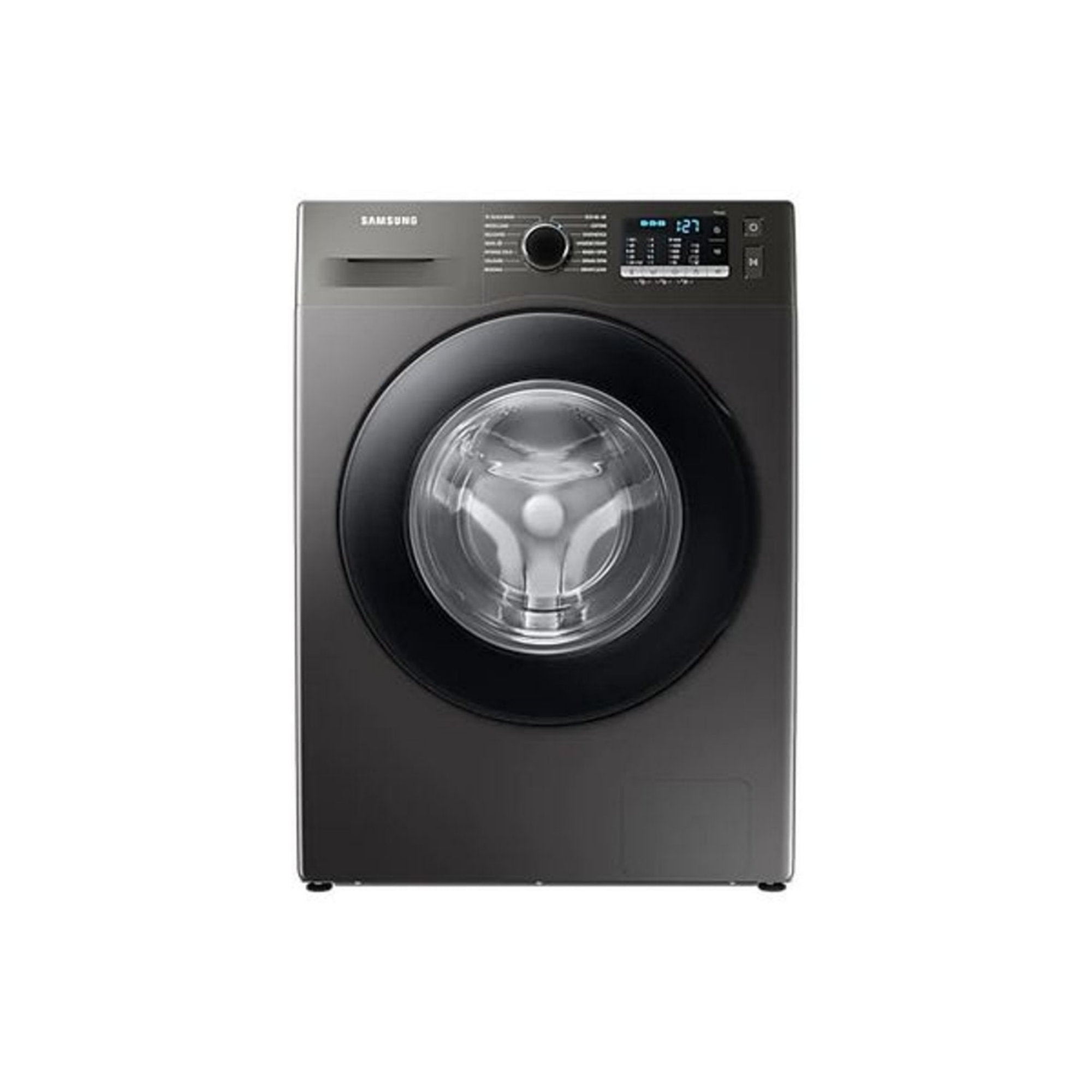 Samsung Washing Machine Front loading Washer with Eco Bubble, Hygiene Steam, 8KG, Silver