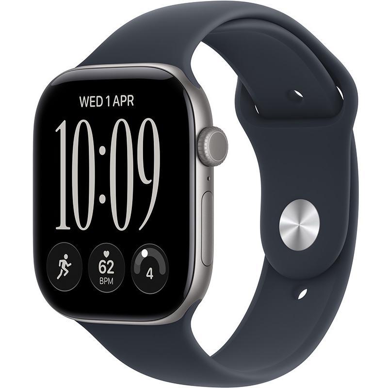 Apple Watch Series 12 GPS 46Mm, Space Grey Aluminium Case, Navy Blue Sport Band, M/L