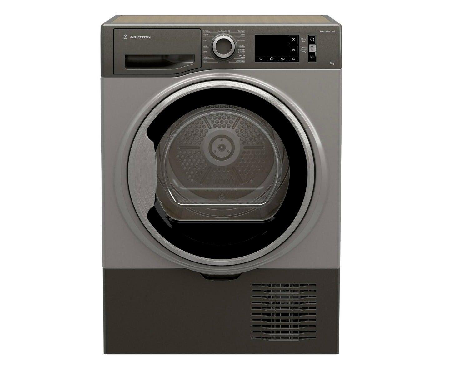 Ariston Dryer Heat Pump Condenser A+++, 9KG, 15Programs, Manhattan Grey