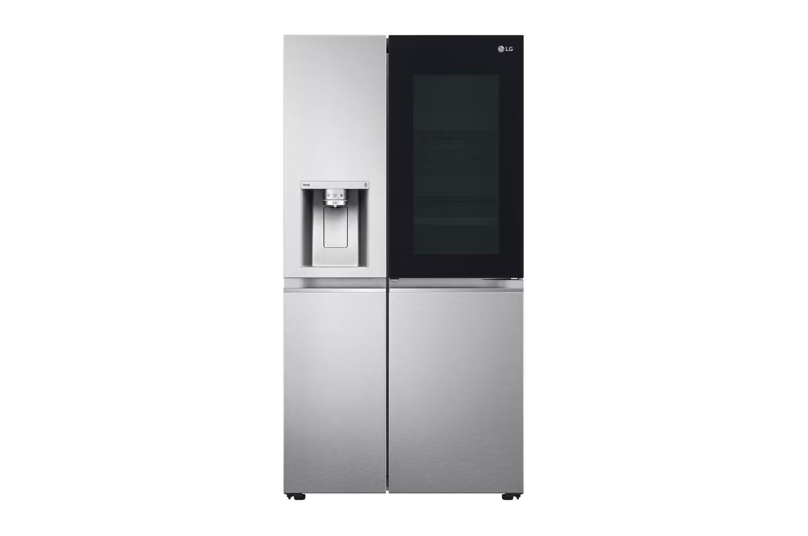 LG Side by Side Refrigerator, 674Lit, Door Cool+, Insta view, Silver