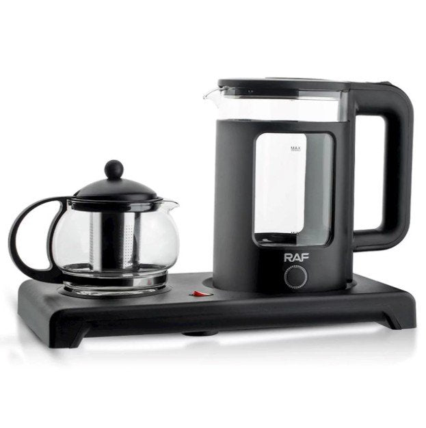 Raf Kettle Set, 2Lit, 1500Watts, Black