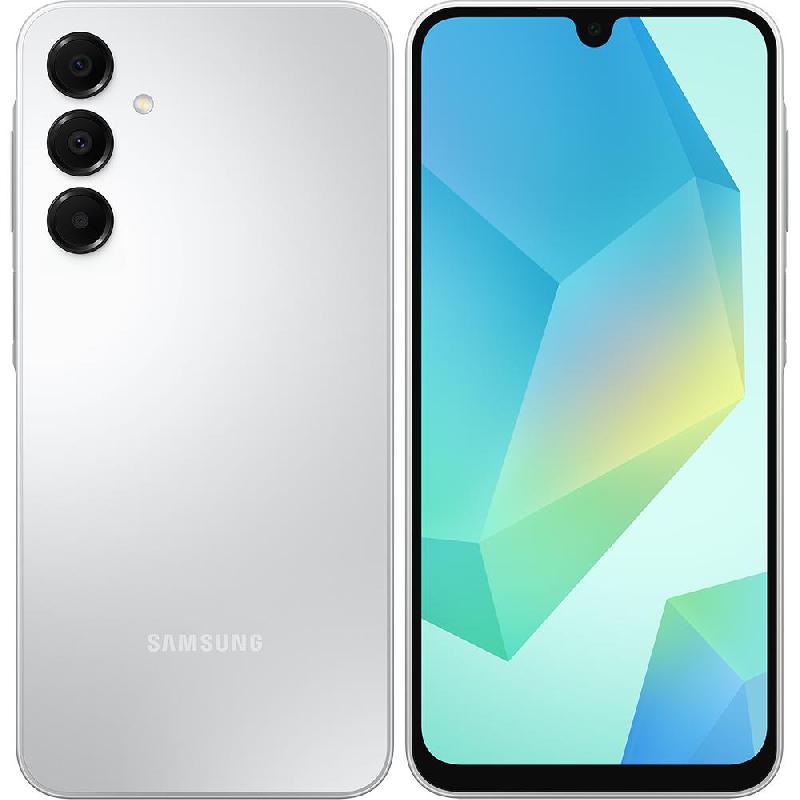 هاتف Samsung Galaxy A16، ذاكرة 8 جيجابايت وسعة 256 جيجابايت، شاشة 6.7 بوصة، بطارية 5000 مللي أمبير، باللون الرمادي