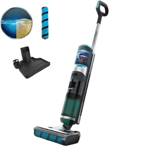 Cecotec Upright Electric Floor Mop, Wash & Vacuum, 750Ml, 300Watts, Black