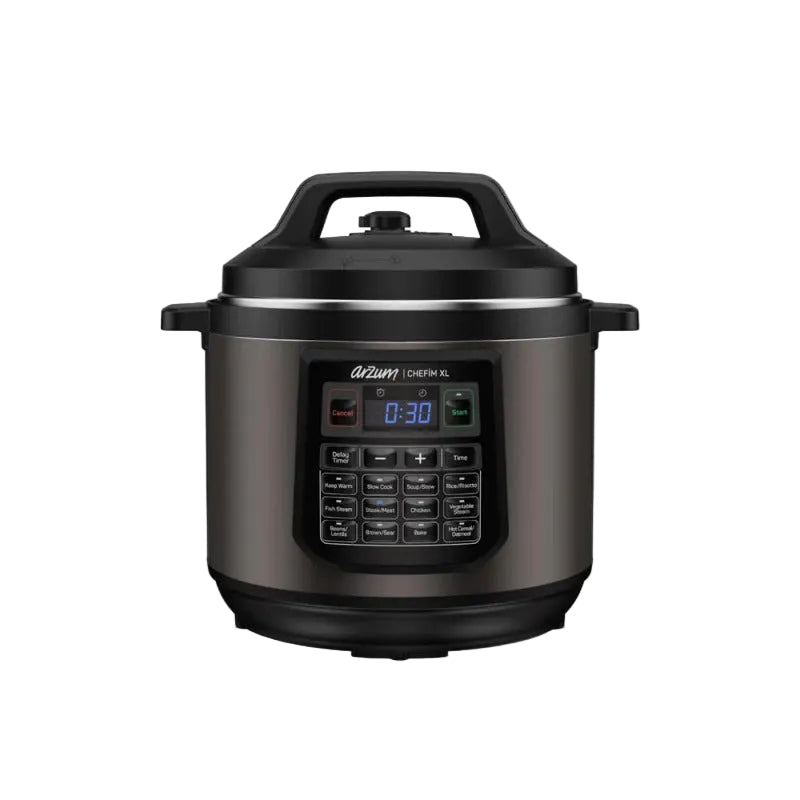 Arzum Chefim Xl Multi Functional Pressure Cooker, 8Lit, 1200Watts, Black