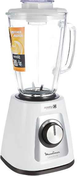 Moulinex Blend force Glass Blender, 1.75Lit, 700Watts, White Moulinex Blend force Glass Blender, 1.75Lit, 700Watts, White