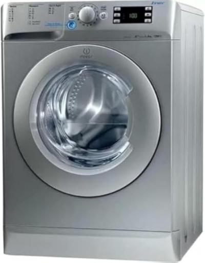Indesit Front Load Washing Machine A+++, 1200Rpm, 8KG, Silver Indesit Front Load Washing Machine A+++, 1200Rpm, 8KG, Silver