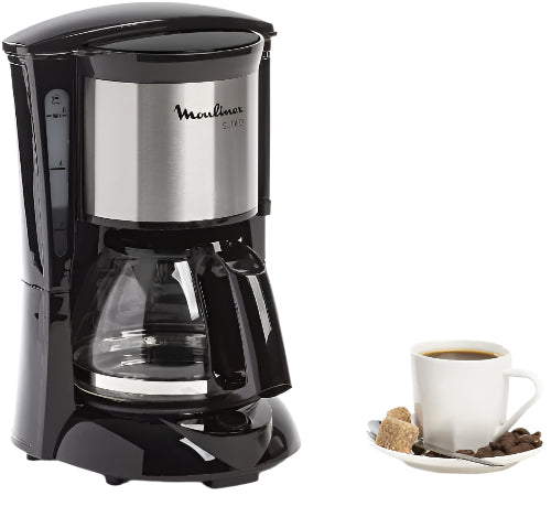 Moulinex Coffee Maker, 0.6L, 6 Cups, 600Watts, Black Moulinex Coffee Maker, 0.6L, 6 Cups, 600Watts, Black
