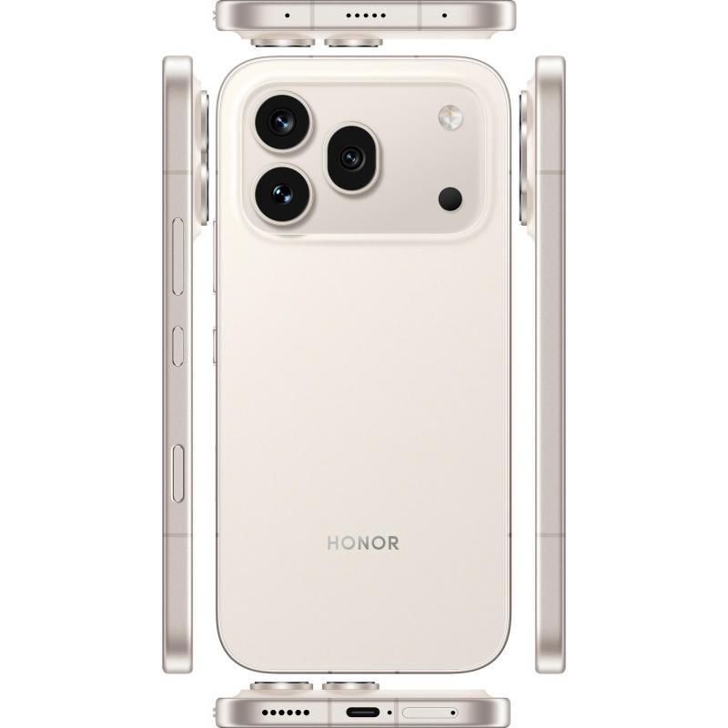 Honor 600 Pro Dual Card Open Market, 12GB & 512GB, 6.6Inch, 7000Mah, Golden White