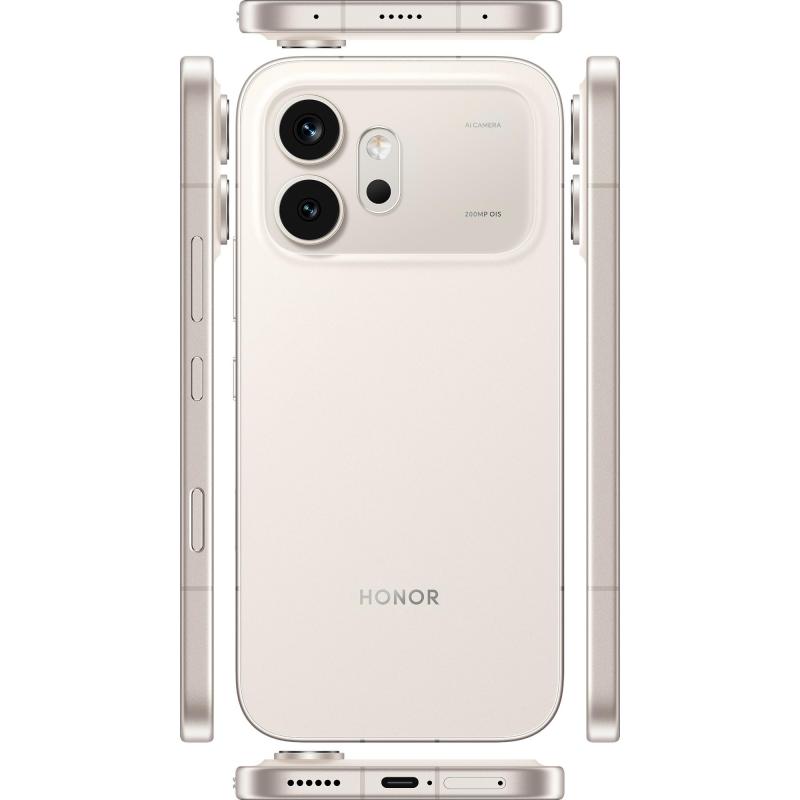 Honor 600 Dual Card Open Market, 8GB & 256GB, 6.6Inch, 7000Mah, Golden White
