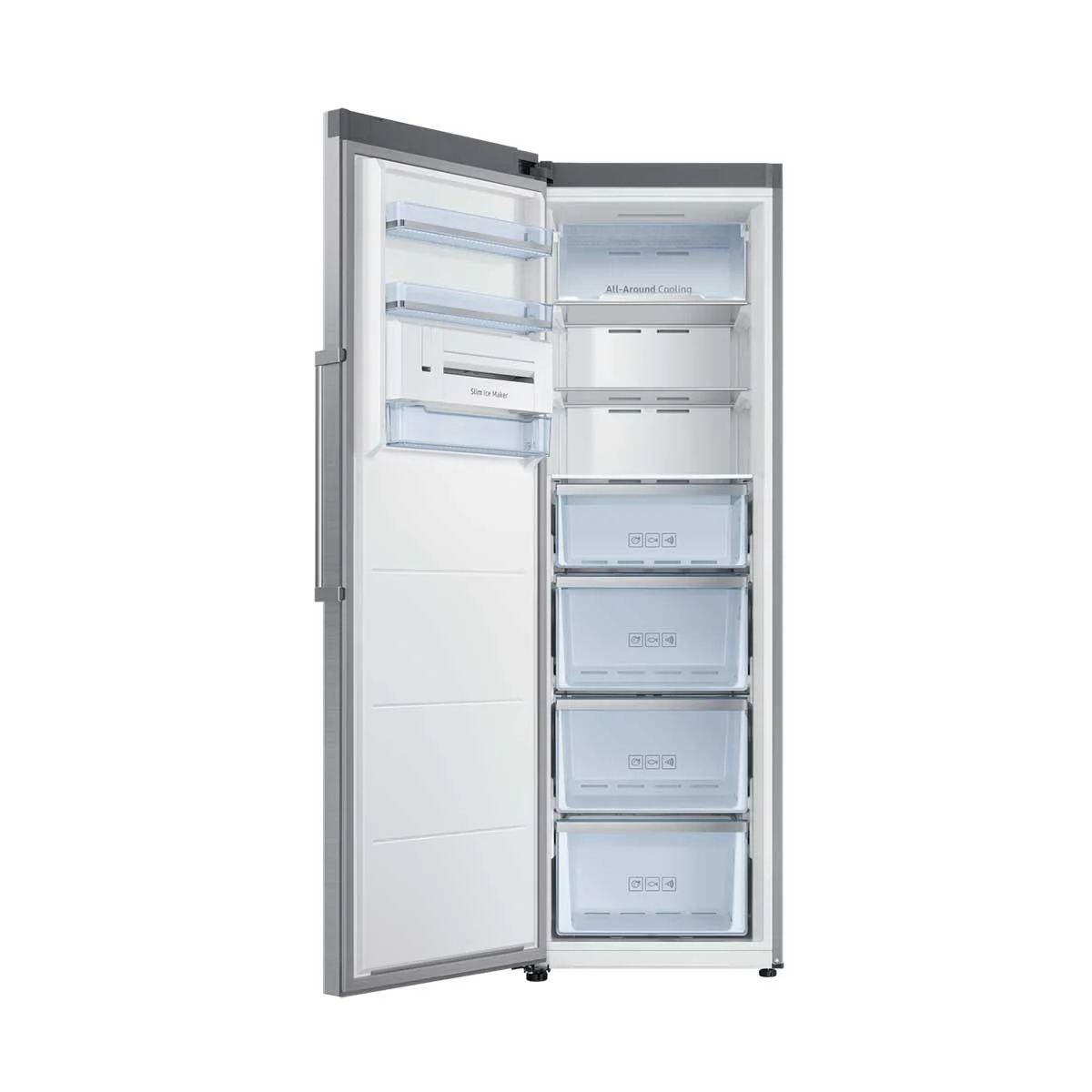 Samsung Upright Freezer, 7 Drawers, 315Lit, Stainless Steel