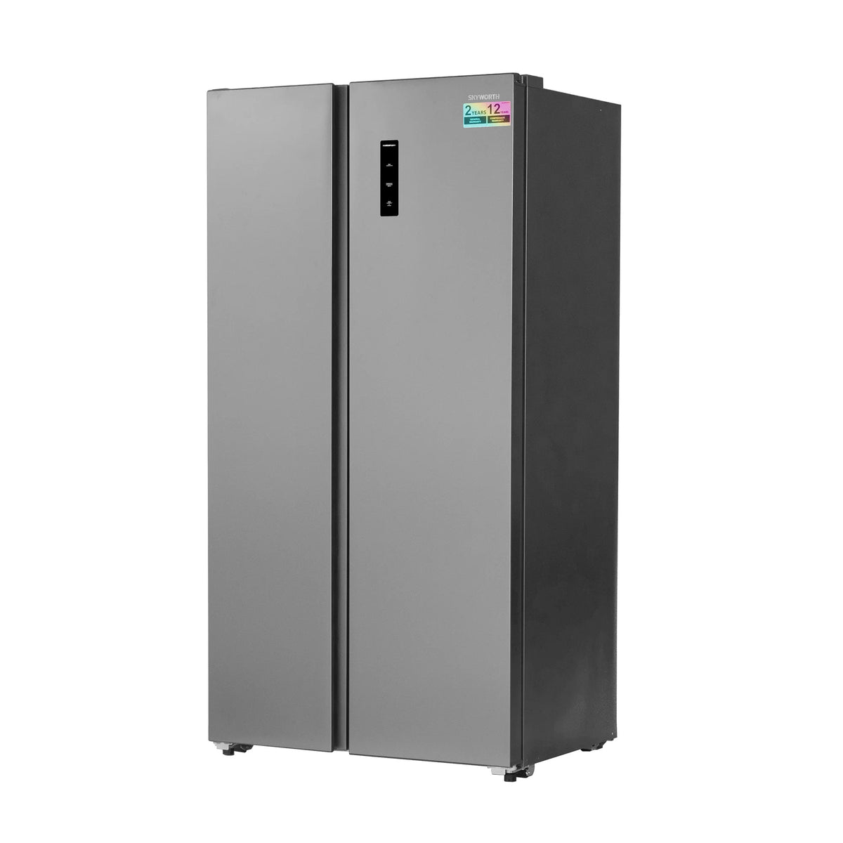 Skyworth Side by Side A++, 541Lit, Dark Inox