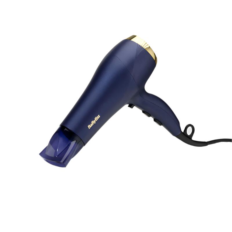 مجفف الشعر BaByliss بثلاثة إعدادات حرارة وسرعتين، بقوة 2300 واط، باللون الأزرق