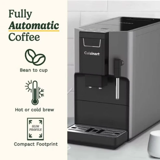 Cuisinart Fully Automatic Espresso Machine, 1.5Lit, 1690Watts, Black Cuisinart Fully Automatic Espresso Machine, 1.5Lit, 1690Watts, Black