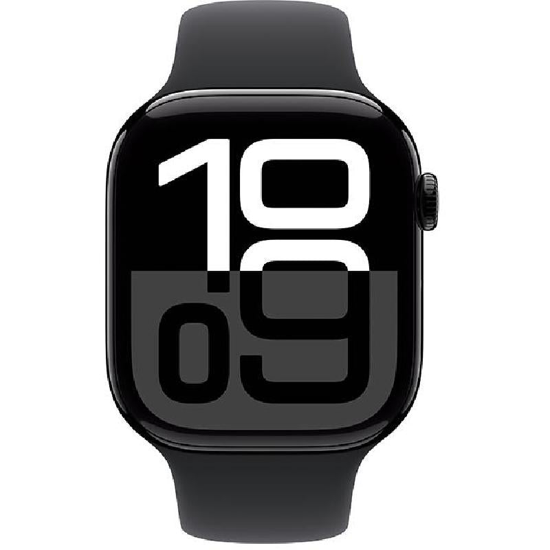 Apple Watch Series 10 GPS 46Mm, Jet Black Aluminium Case with Black Sport Band, (Demo Unit)