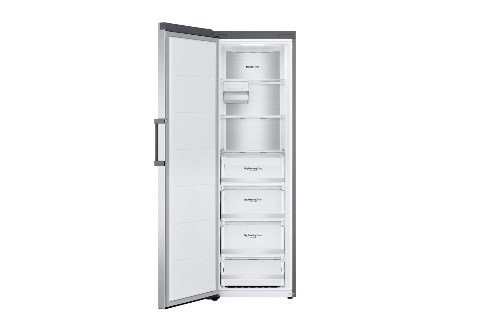 LG Upright Freezer A++, Smart Inverter, 324Lit, Silver