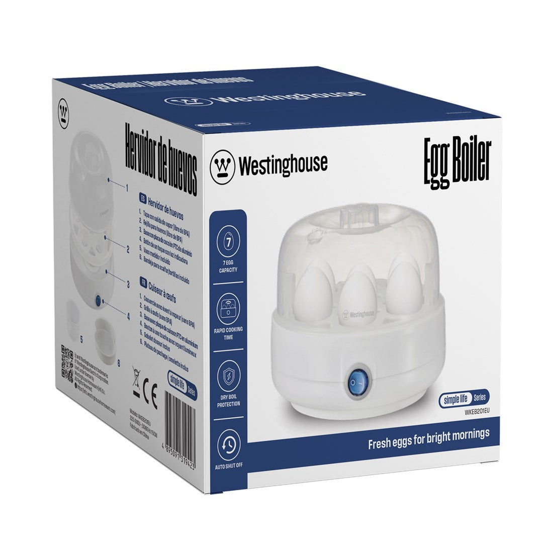 Westinghouse Egg Boiler, 7Pices, 150Watts, White