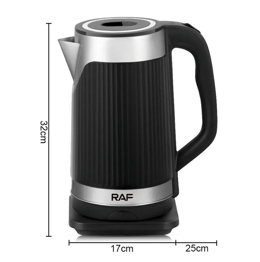 Raf Kettle, 2Lit, 2000Watts, Black