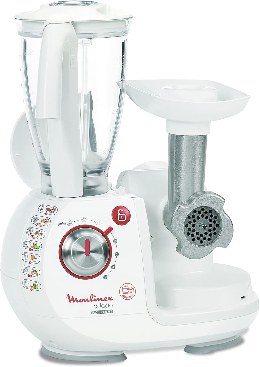 Moulinex Food Processor, 38Functions, 900Watts, White Moulinex Food Processor, 38Functions, 900Watts, White