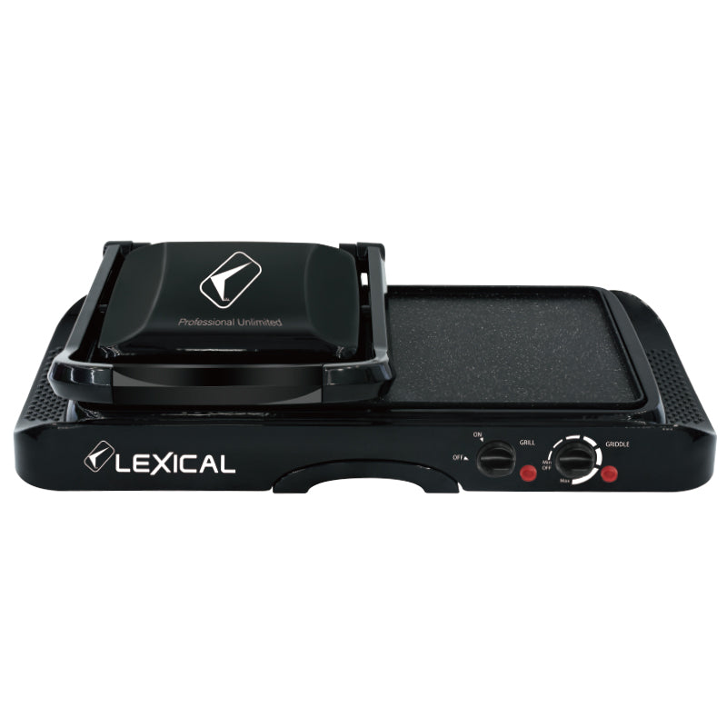 Lexical Contact Grill, 1600Watts, Black Lexical Contact Grill, 1600Watts, Black