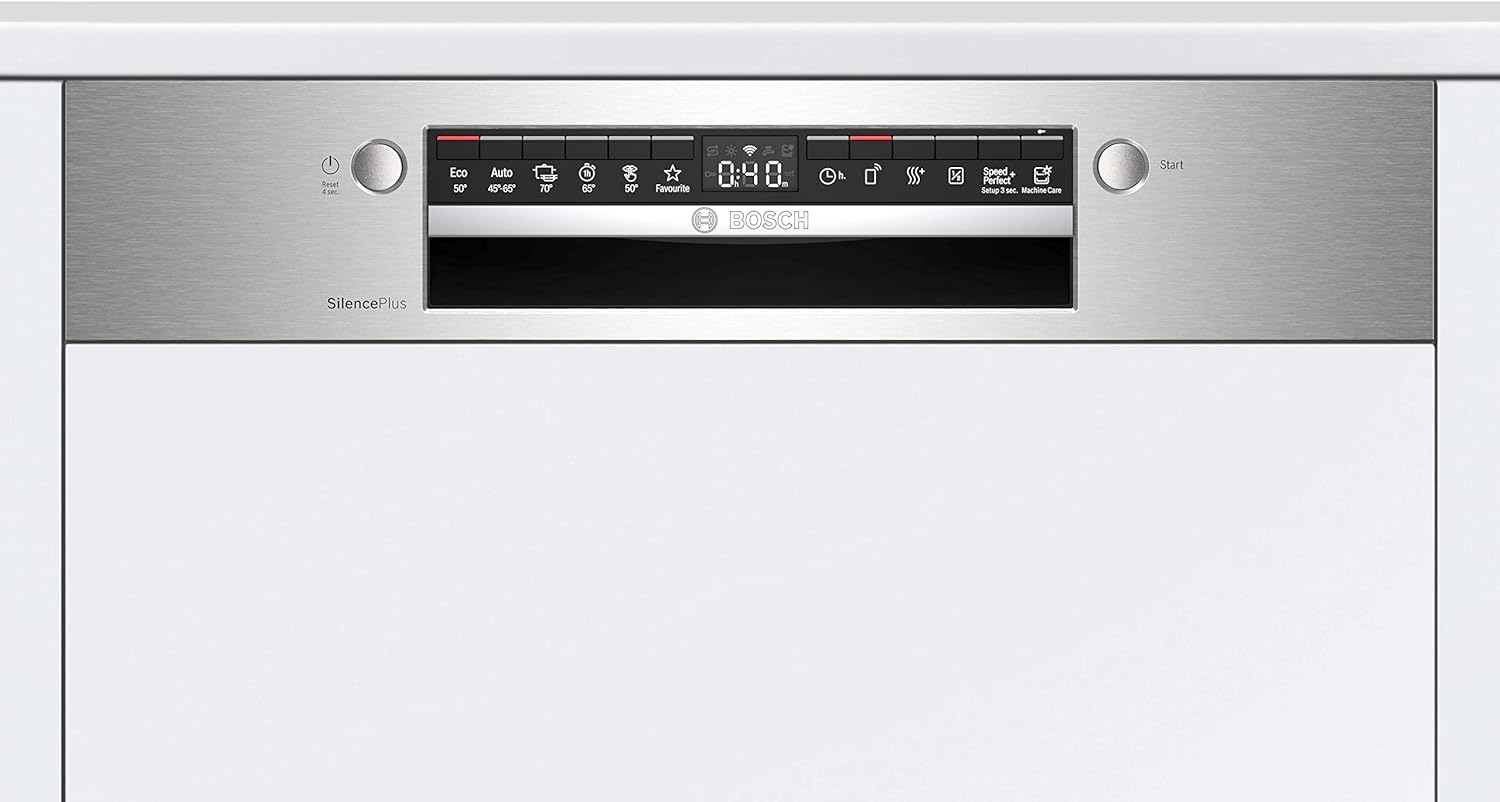 Bosch Built in Dishwasher W Front Panel, 60Cm, 13Set, 12 Programs, 3 Racks, White
