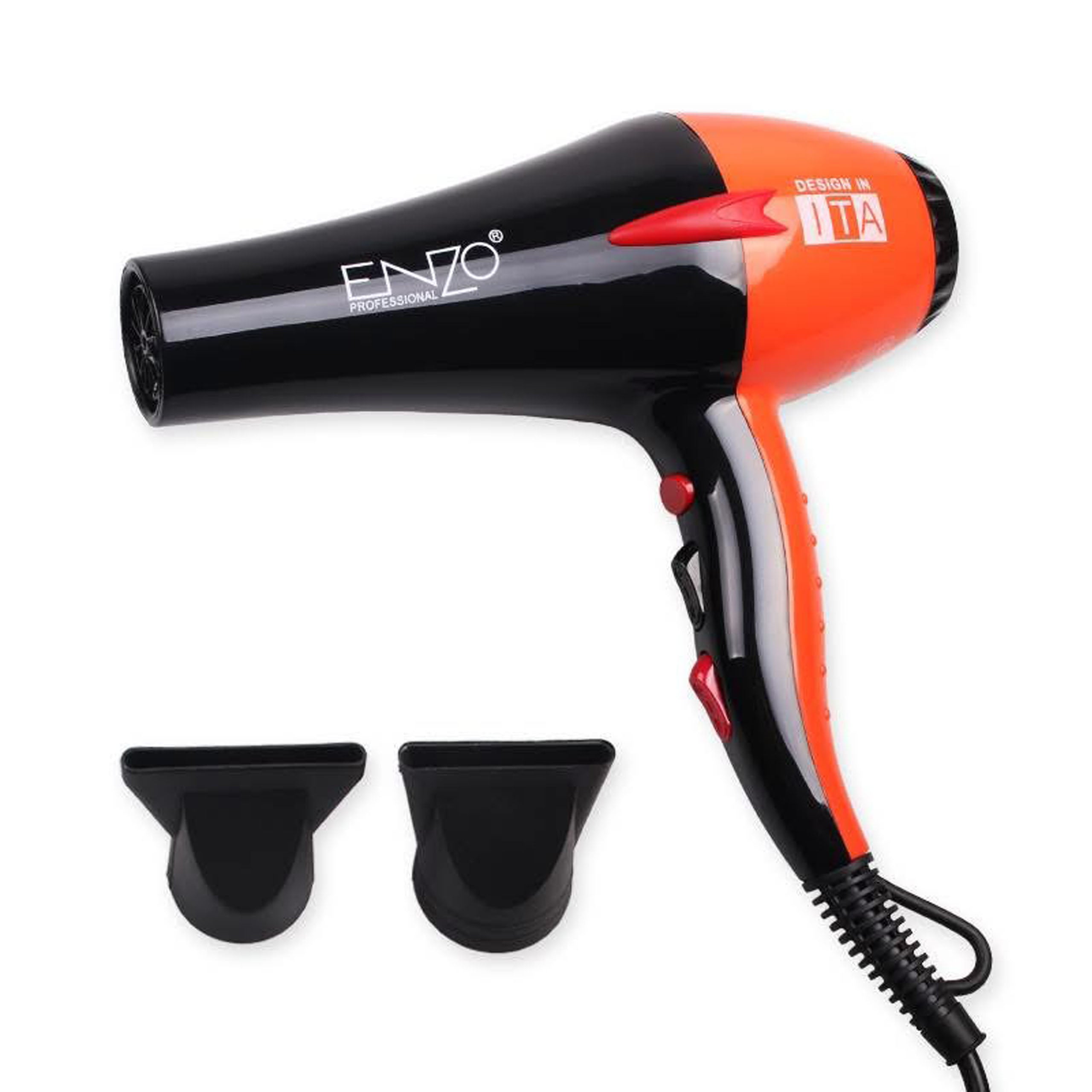 Enzo Pro Hair Dryer, 1800-2000Watts, Orange & Black