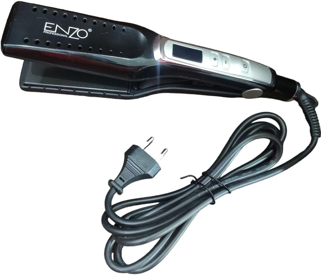 Enzo Hair Straightener Ceramic, 45Watts, Black Enzo Hair Straightener Ceramic, 45Watts, Black