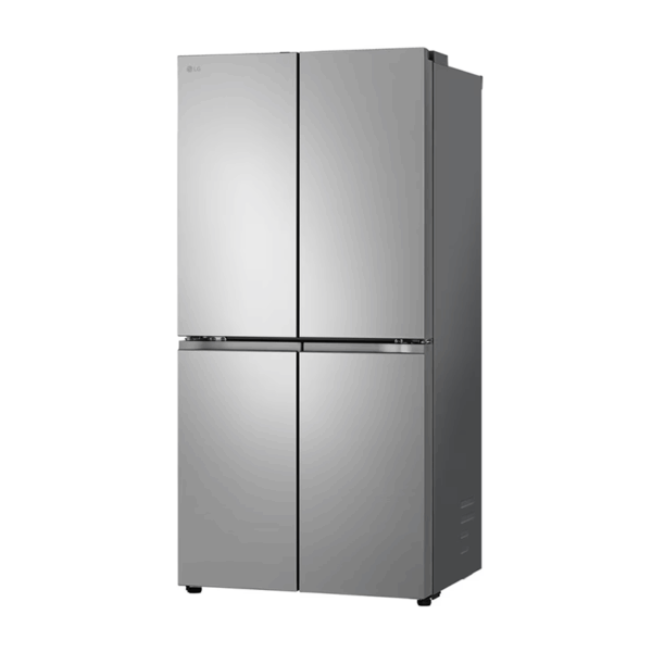 LG Side by Side (Four Door) Refrigerator A+, 594Lit, Gross Cap, Silver