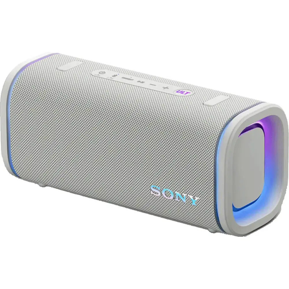 Sony Ult Field 5 Portable Speaker, with Massive Bass and 360 Party Light, 27Watts, White