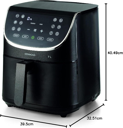 Kenwood Air Fryer, 12Programs, 7Lit, 1800Watts, Black