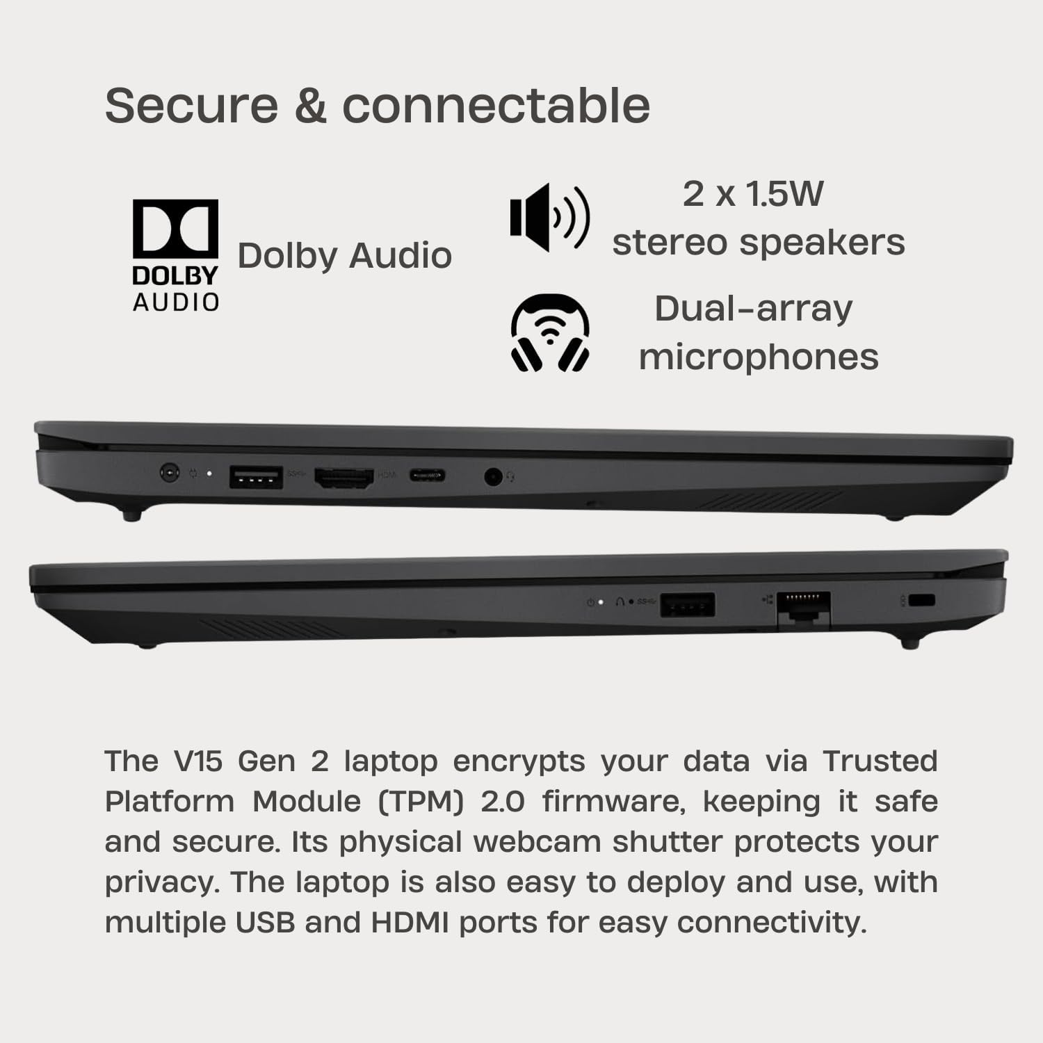 Lenovo Cel N4500, 8GB DDR4 & 256GB SSD, 15.6Inch FHD TN, Win11