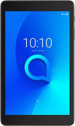 جهاز Alcatel تاب 3T مع ذاكرة 3 جيجابايت و32 جيجابايت، شاشة 8 إنش، بطارية 4080 مللي أمبير، أسود مع غطاء وأداة حماية للشاشة