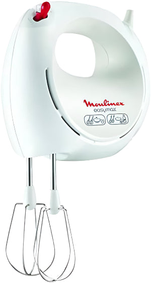 Moulinex Easy Max Hand Mixer, 5Speeds, 200Watts, White Moulinex Easy Max Hand Mixer, 5Speeds, 200Watts, White