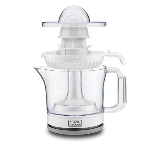 Black & Decker Citrus Juicer, 600Ml, 25Watts, White