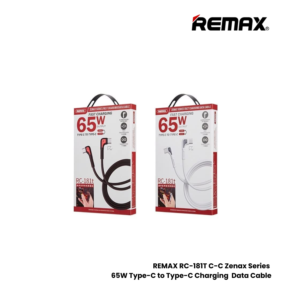 Remax Zenax Series 65W Fast Charging Cable, Type C-Type C Remax Zenax Series 65W Fast Charging Cable, Type C-Type C