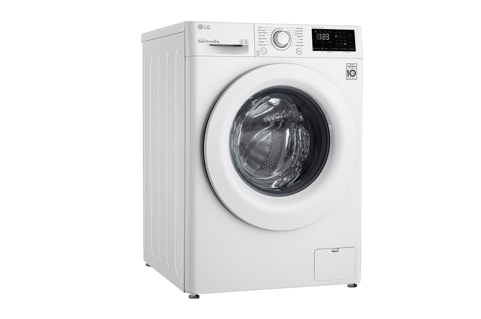 LG Front Load Washing Machine A+++, 8KG, 1200RPM, White