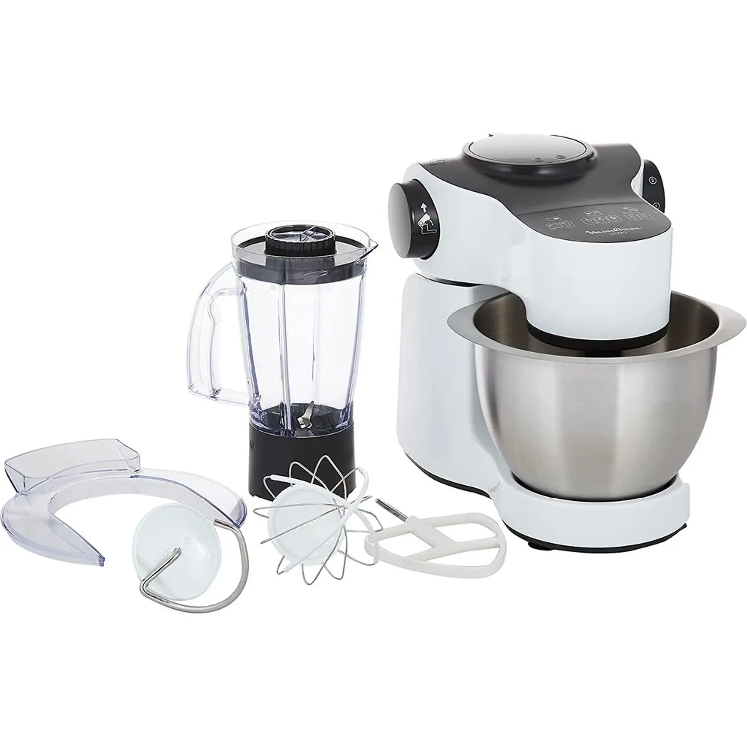 Moulinex Stand Mixer, 4Lit, 700Watts, White