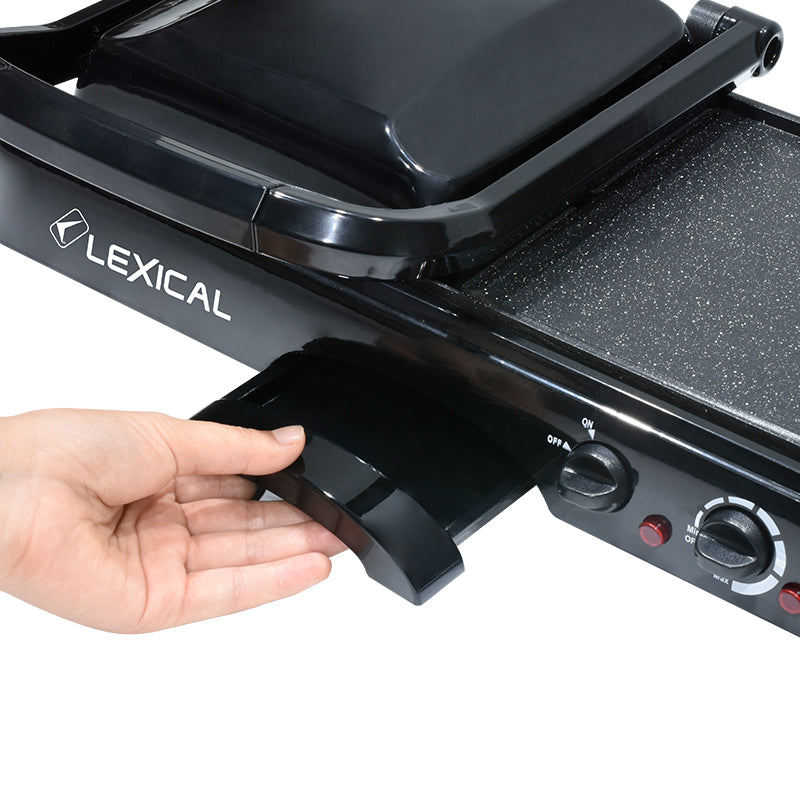 Lexical Contact Grill, 1600Watts, Black Lexical Contact Grill, 1600Watts, Black