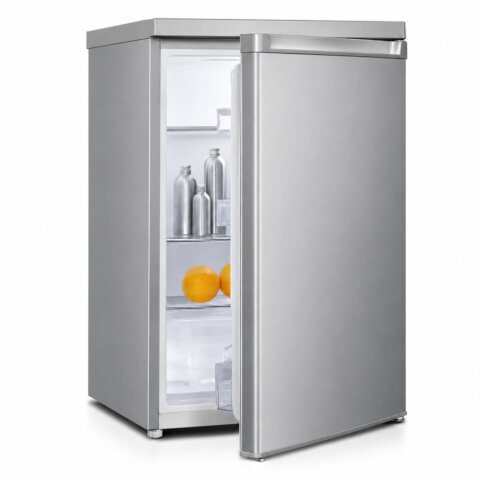 Metalux Mini Bar Refrigerator A+, Digital Inverter, No Frost, 90Lit, Silver