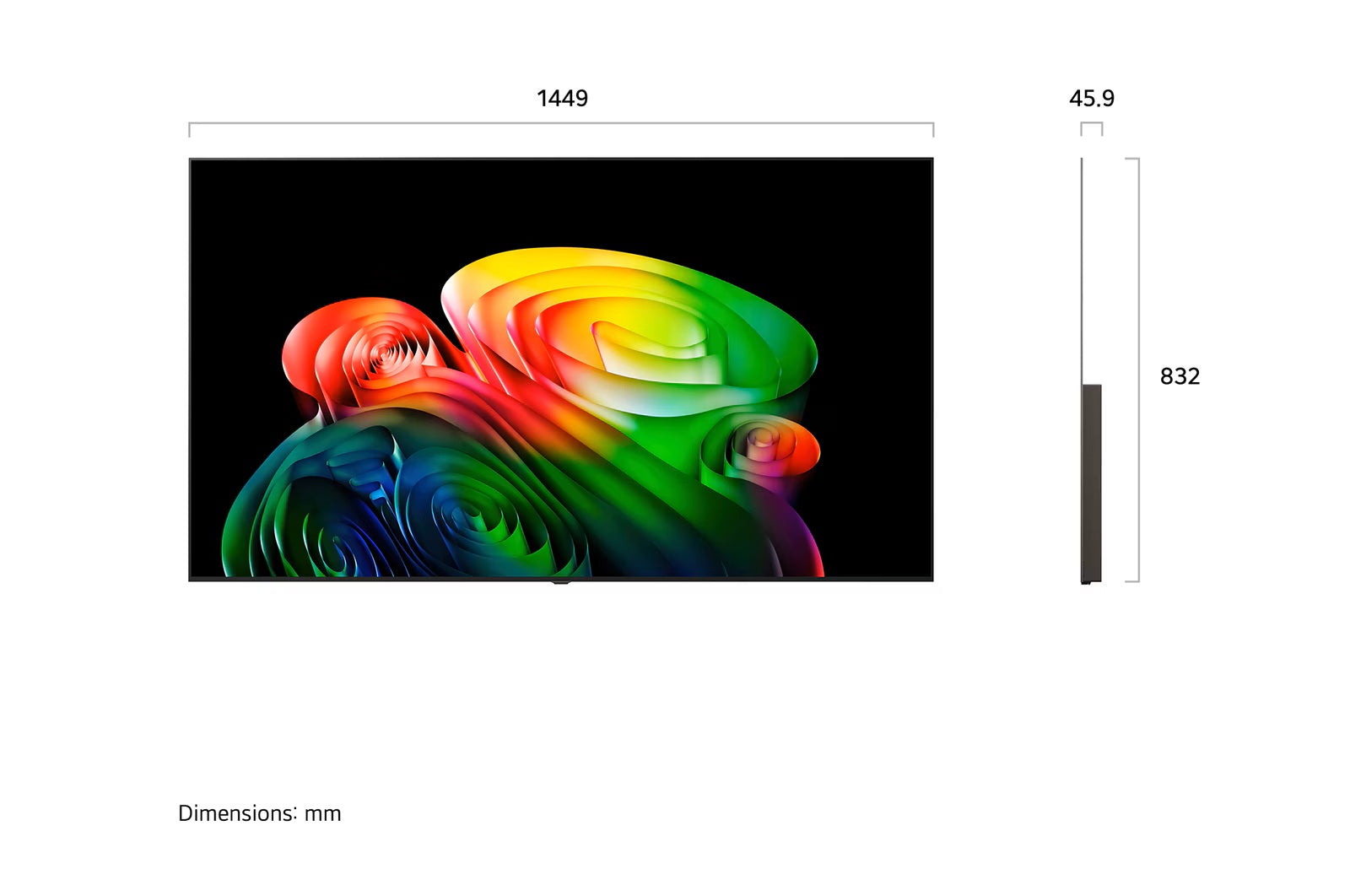 LG OLED UHD 65Inch, Smart & 4K, AI Assistant, 120HZ, EG, AI Magic Remote