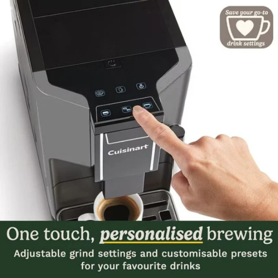 Cuisinart Fully Automatic Espresso Machine, 1.5Lit, 1690Watts, Black Cuisinart Fully Automatic Espresso Machine, 1.5Lit, 1690Watts, Black