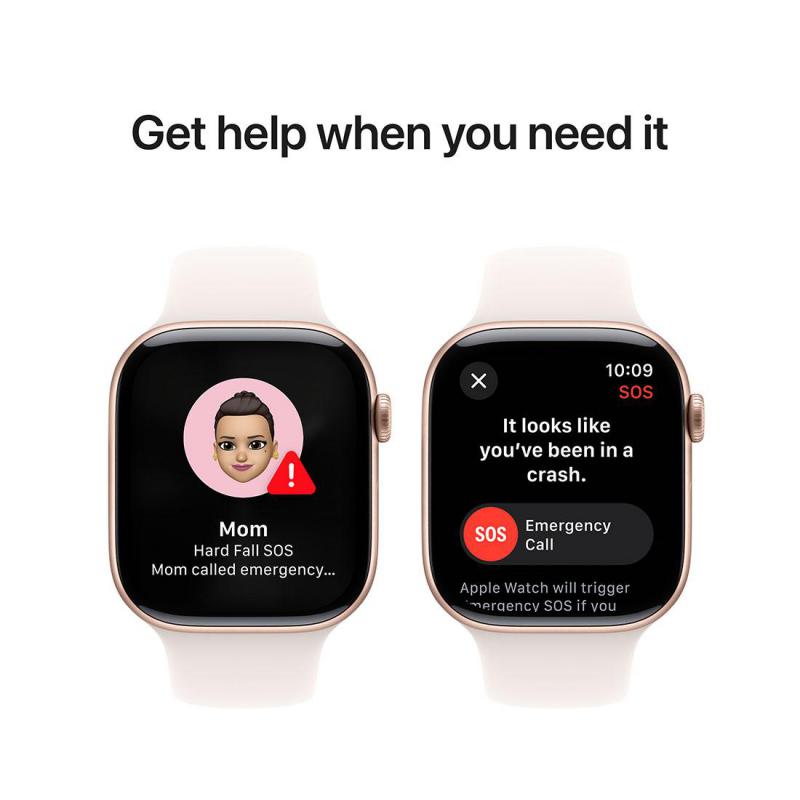 Apple Watch Series 10 GPS 42Mm, Rose Gold Aluminium Case, Light Blush Sport, (Demo Unit)