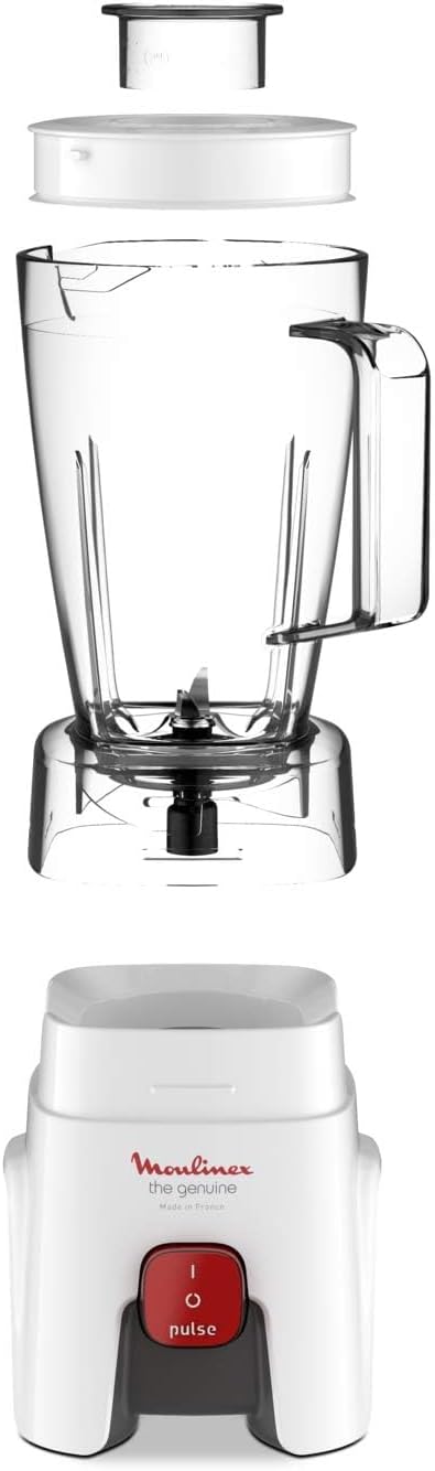 Moulinex Blender Genuine, 1.75Lit, 500Watts, White Moulinex Blender Genuine, 1.75Lit, 500Watts, White